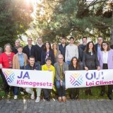 Représentants politiques, présidents de communes, acteurs économiques… c'est un comité hétéroclite qui a lancé sa campagne en faveur de la Loi Climat.